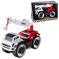 Спецтехника. Машинка инерционная "Подъемный кран", световые и звуковые эффекты A Btoys