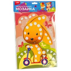Набор для творчества LORI Мозаика "Зайчик на самокате"