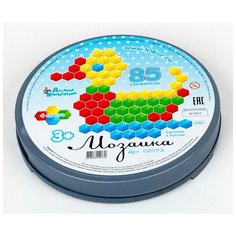 Мозаика круглая шестигранная 85 эл (пластиковая коробка) Десятое королевство