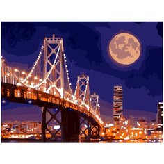 Набор для творчества LORI Картина по номерам "Неспящий мегаполис"