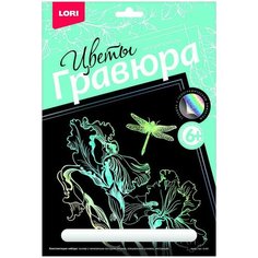 Гравюра большая "Ирисы" Lori
