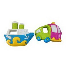 Набор погремушек "Кораблик и грузовичок", 2 шт Жирафики