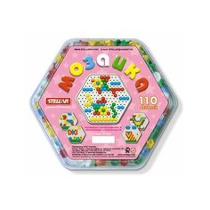 Мозаика (диаметр 13мм/110 деталей), шестигранная коробка Стеллар