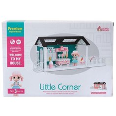 Игровой набор ABtoys Модульный домик (собери сам), 3 секции. Мини-кукла с питомцами и их домиками, в наборе с аксессуарами