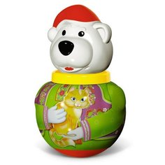 Неваляшка малая Белый медведь "Борис" в п/пакете Стеллар