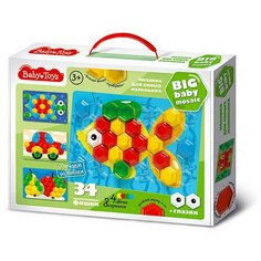 Мозаика для самых маленьких Рыбка d40/4 цв/34 эл BABY TOYS Десятое королевство