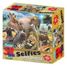 Пазл Prime 3D 63 Африка селфи