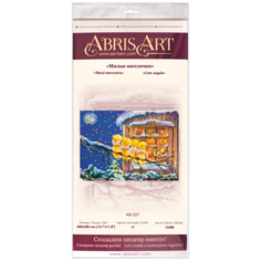 ABRIS ART Набор для вышивания бисером Милые ангелочки 40 x 30 см (AB-527)