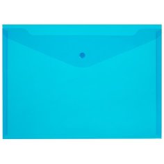 Папка-конверт на кнопке КНК 120 синий прз. 10шт/уп, 2 уп Attache