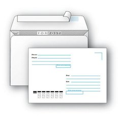 Конверты Куда-Кому С6, стрип ForPost, 114х162, 1000шт/уп 1304 Packpost