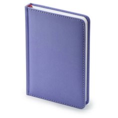Ежедневник недатированный Velvet, А6+, 136л (сиреневый) Альт