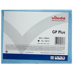 Салфетки хозяйственные Vileda ДжиПи Плюс голубые 25шт/уп 100844