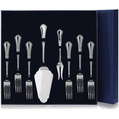 АргентА Набор десертный "Фаворит" (8 пред вд+лоп+в/л) +футляр