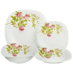 Столовый сервиз Millimi Верона 818-107, 4 персоны, 13 предм., белый