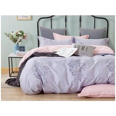 КПБ Cleo сатин набивной "Satin de Luxe" дуэт 150*210*2 230*250*1(±5) 50*70+5*2 70*70*2(±2), 41/790-SK