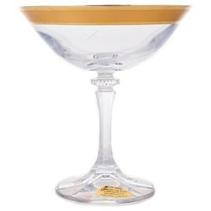 Набор креманок Union Glass Клеопатра Золотая дорожка, 2 шт прозрачный с золотом