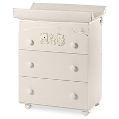 Пеленальный комод Italbaby Happy Family с 3 ящиками крем