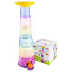 Пирамидка "Увлекательная башня-горка" Fancy Baby