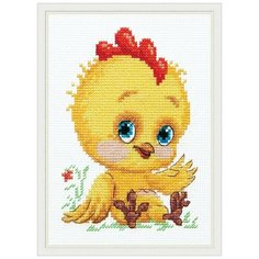 19-20 "Петушок-золотой гребешок". Набор для вышивания крестом Чудесная игла 10х14 см.