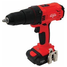 Дрель-шуруп. акк14,4 В, 2х2.0Ач, Li-ion, БЗП-13мм, 0-3501250обм, 38Нм, 1.5кг, чем, подсветка, инд.зар Elitech