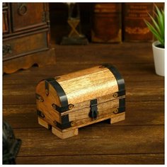 Шкатулка дерево "Аида" 12,7х7,6х7,6 см 4503129 Сима ленд