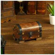 Шкатулка дерево "Апология" 12,7х7,6х7,6 см 4503127 Сима ленд