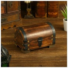 Шкатулка дерево "Апология" 15,2х10х8,9 см 4503128 Сима ленд