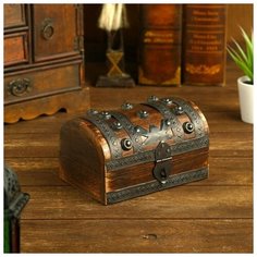 Шкатулка дерево "Аттика" 15,2х10х8,9 см 4503133 Сима ленд