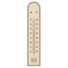 Термометр Стеклоприбор Д-7 бежевый