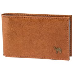 Футляр для визиток Dimanche "Camel" рыжий премиум 92002, натуральная кожа