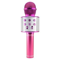 Беспроводной караоке-микрофон WS-858 (розовый) Belsis