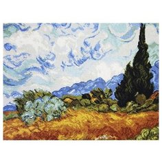 X-137 Набор для вышивания Expressions Кипарисы худ. Винсент ван Гог, 39х30см