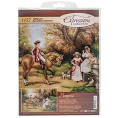 X-1157 Набор для вышивания Expressions Встреча, 42х28 см
