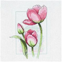 К-376 Набор для вышивания крестом Созвездие Тюльпаны 20*25см