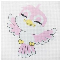 213 Набор для вышивания Hobby & Pro Kids Птенчик 19*19см