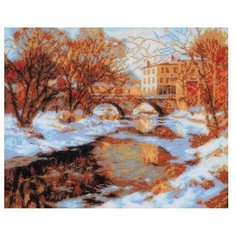 07.016 Набор для вышивания Палитра Весна 32х27 см