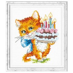 15-18 Набор для вышивания Чудесная игла И счастья в личной жизни !12*15 см