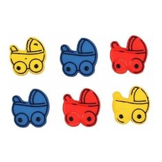 I1554-DW2 Декоративный элемент Коляска, упак./6 шт., Magic Buttons