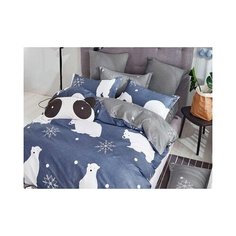 Asabella Комплект постельного белья 1,5-спальный, печатный сатин 1395-4XS