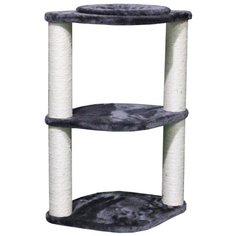 Когтеточка-лежак 46х30х65 см, серый Pet Choice