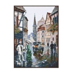 07.006 Набор для вышивания Палитра Город просыпается, 26х36 см