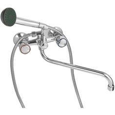 Смеситель для ванной с изливом 30 см и душем WISENT 2366