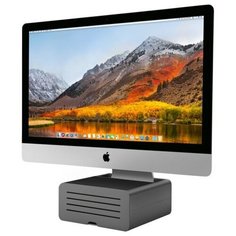 Подставка Twelve South HiRise Pro для iMac и Apple Display, а также для других мониторов. Материал сталь. Цвет черный/серебристый.