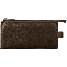 Ключник L с двумя молниями Dimanche "Camel" оливковый 72085, натуральная кожа