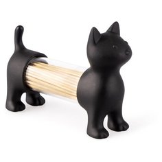 Емкость для соли, перца или зубочисток Cat черный Balvi