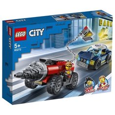 Конструктор LEGO City 60273 Полицейская погоня за бурильщиком