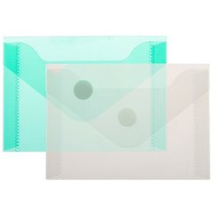 Папка -конверт на кнопке А7 105x74мм 180 мкм ассорти,Attache 20шт.уп.