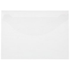 Папка-конверт на клапане 180 прозрачный 10 шт/уп Attache