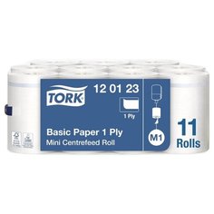 Полотенца бумажные Tork M1 мини-рулон 1 слой, 120м 11рул/уп 120123