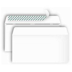 Конверты POSTFIX Е65 стрип 110х220, 80г/м2, 1000шт/уп Bong